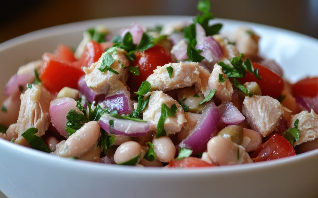 Insalata di tonno e fagioli (Tuna and bean salad)