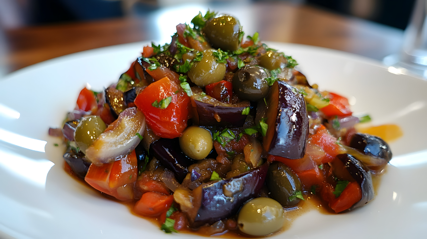 Caponata Siciliana (Sicilian Eggplant Stew)