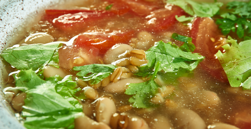Zuppa di Farro e Verdure (Tuscan Farro & Vegetable Soup)